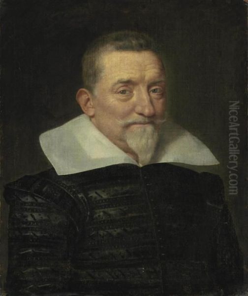 Portrait Of A Gentleman Oil Painting by Frans Pourbus the younger