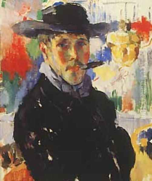 Self portrait Oil Painting by Rik Wouters