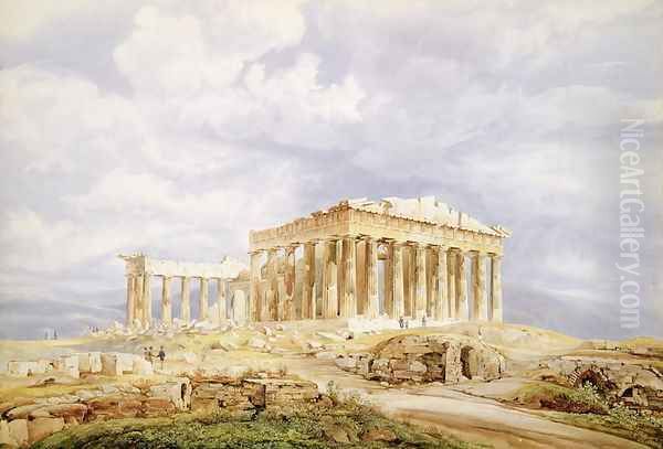 The Parthenon, Athens by Johan Wolfensberger