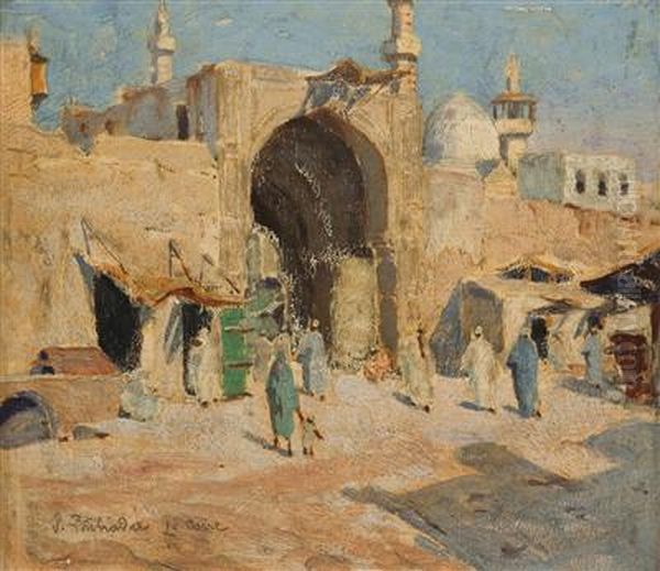 Cairo Oil Painting by Vaclav Prihoda