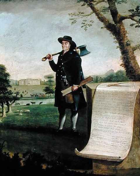 Edward Prince, a Carpenter, 1792 Oil Painting by John, of Denbigh Walters