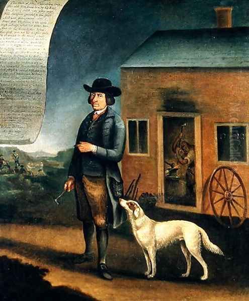 William Williams, a Blacksmith, 1793 Oil Painting by John, of Denbigh Walters