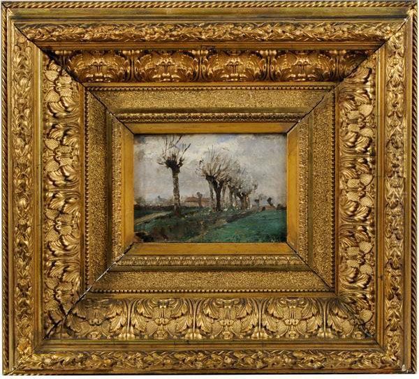 Piccolo Paesaggio Oil Painting by Giovanni Battista Quadrone