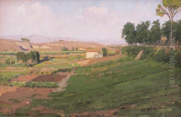 Paesaggio Oil Painting by Domenico Quattrociocchi