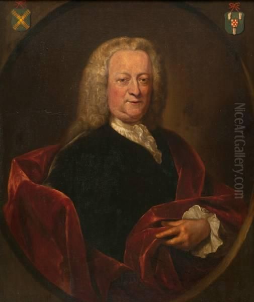 Portret Van Willem Carel Van Der Muelen, Heer Van Blijenburg Oil Painting by Jan Maurits Quinkhard