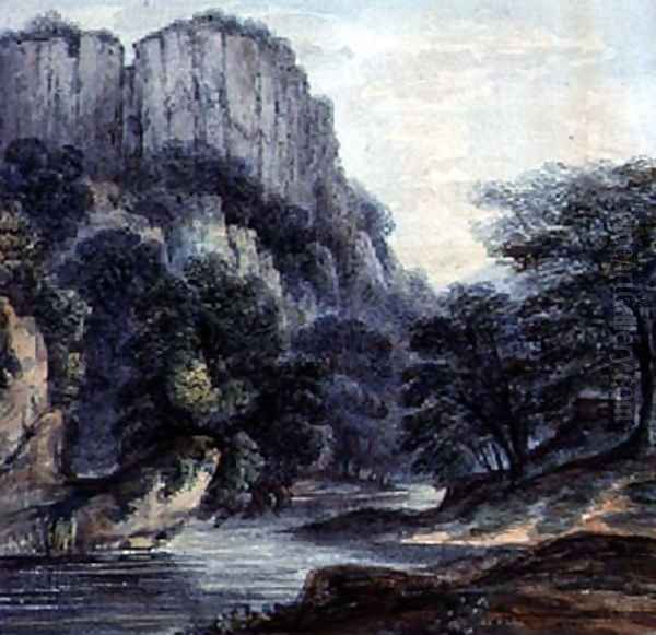 The High Tor, Matlock Oil Painting by Moses Webster