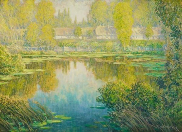 Summer Landscape Oil Painting by Vaclav Radimsky