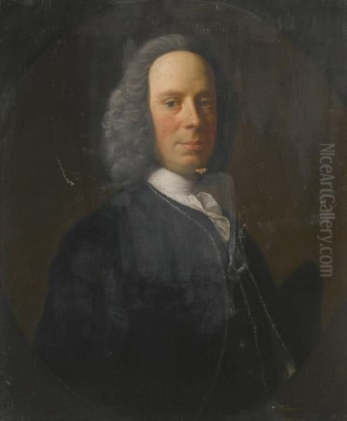 Portrait Of A Gentleman Oil Painting by Allan Ramsay