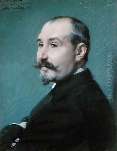 Bernard-Jean Antoine Marfan (1858-1942) 1899 Oil Painting by Emile Charles Wauters