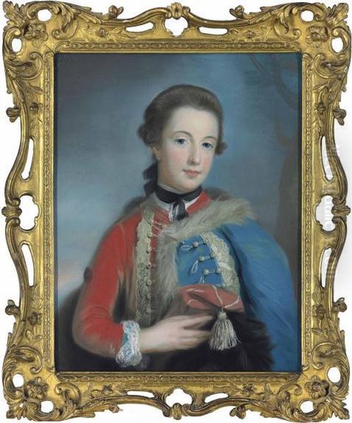 Portrait Of Lady Isabella Stanhope, Later Countess Of Sefton Oil Painting by Catherine Read