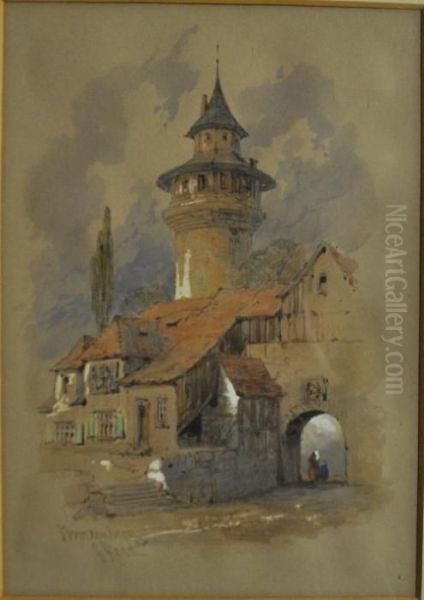 Bamberg And Nuremberg Oil Painting by Samuel Read