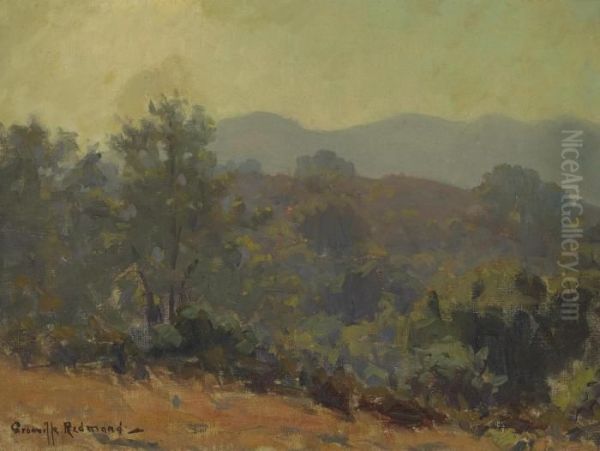 Sketch Of Rolling Hills Oil Painting by Granville Redmond