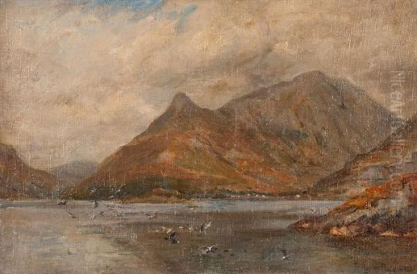 Loch Leven And The Pap Of Glencoe Oil Painting by Robert Payton Reid