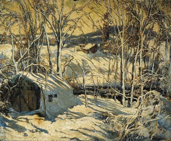 After The Blizzard Oil Painting by Charles Reiffel