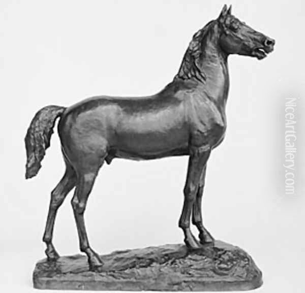 Study of the Horse for the Statue of Major General George Henry Thomas Oil Painting by John Quincy Adams Ward