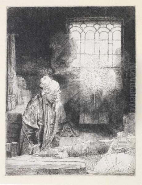 Faust Oil Painting by Rembrandt Van Rijn