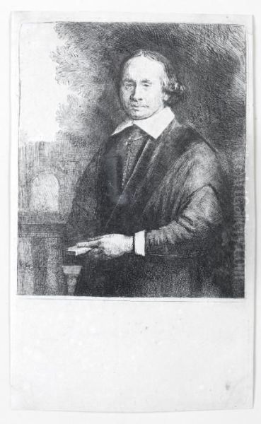 Jan Antonides Van Der Linden Oil Painting by Rembrandt Van Rijn