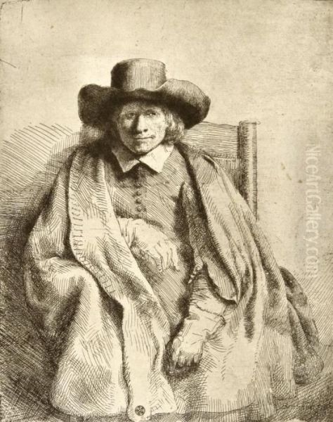 Clement De Jonghe Oil Painting by Rembrandt Van Rijn