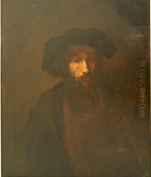 Portrait Of A Man Oil Painting by Rembrandt Van Rijn