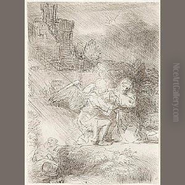 Agony In The Garden Oil Painting by Rembrandt Van Rijn