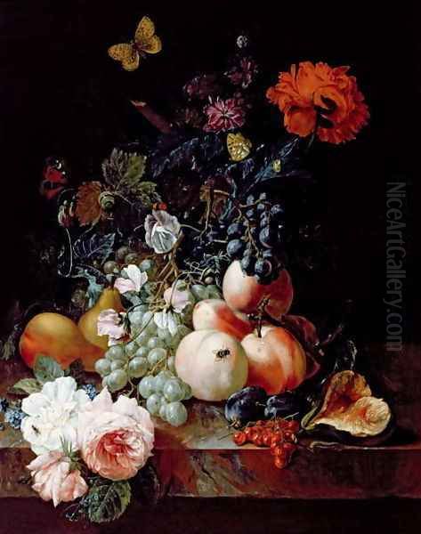 Still Life Oil Painting by Johann Amandus Winck