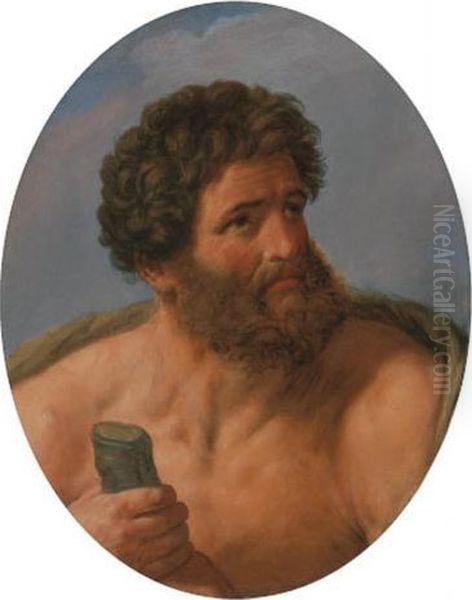 Hercules With His Club Oil Painting by Guido Reni