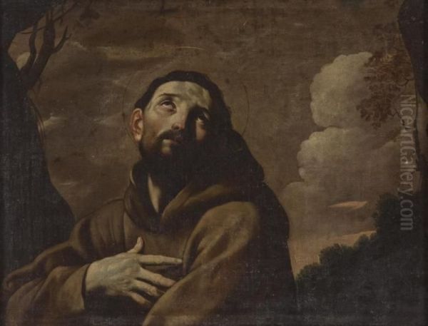 San Francesco In Estasi Oil Painting by Guido Reni