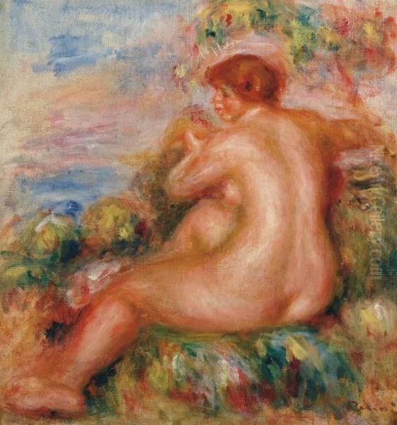 Femme Nue Dans Un Paysage by Pierre Auguste Renoir