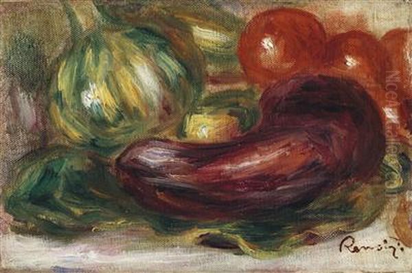 Courgettes Oil Painting by Pierre Auguste Renoir