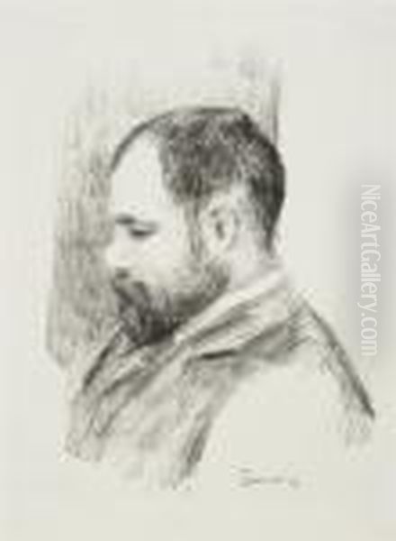 Ambroise Vollard Oil Painting by Pierre Auguste Renoir