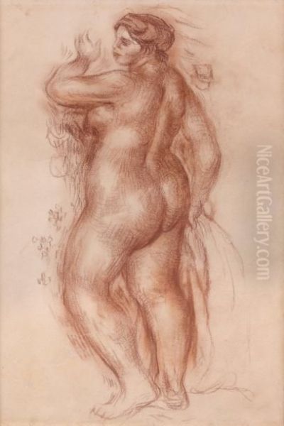 Baigneuse Oil Painting by Pierre Auguste Renoir