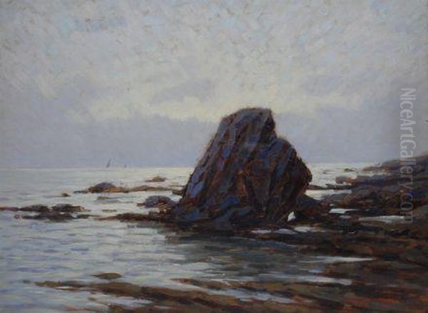 Rocce Oil Painting by Renuccio Renucci