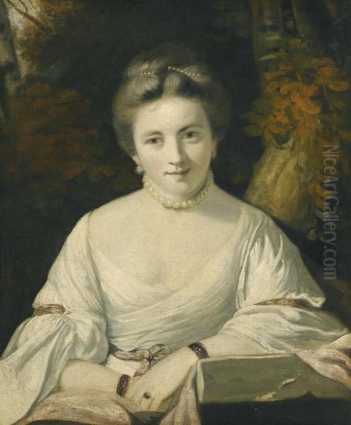 Portrait Of Nelly O'brien Oil Painting by Sir Joshua Reynolds