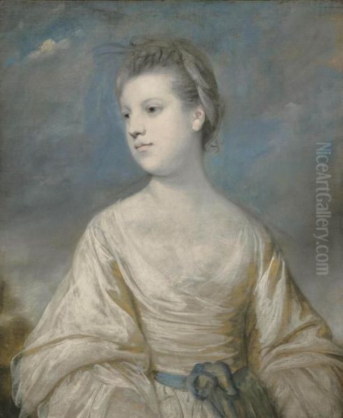 Portrait Of Lady Crewe Oil Painting by Sir Joshua Reynolds