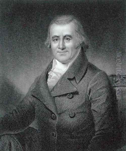 Caspar Wistar (1761-1818) engraved by William G. Jackman (fl.c.1841-60) Oil Painting by Samuel Bell Waugh