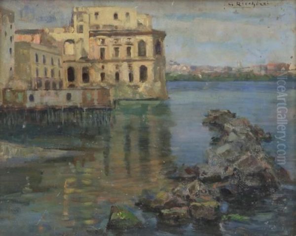 Palazzo Donn'anna Oil Painting by Gaetano Ricchizzi