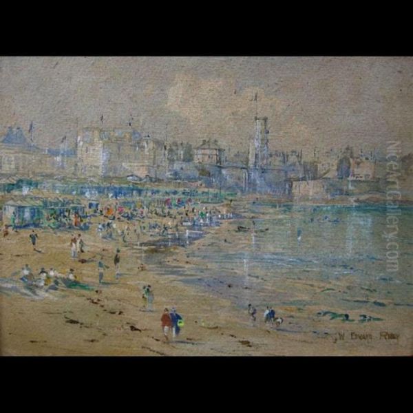 Dinard, Brittany Oil Painting by William Edward Riley