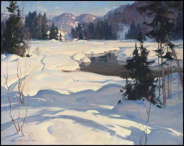 Morning Shadows Oil Painting by Eric John Benson Riordon