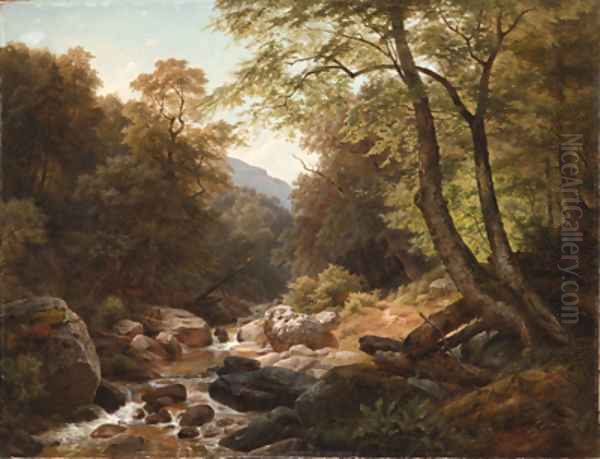 In the Catskills Oil Painting by Paul Weber