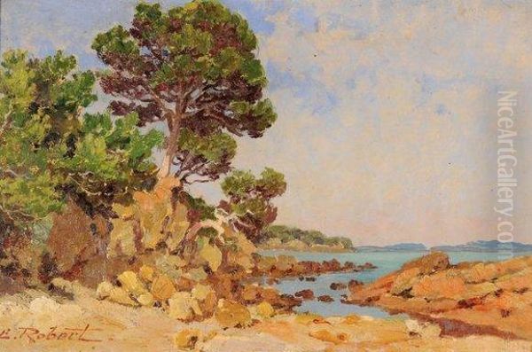 Baie De Carqueiranne Oil Painting by Louis-Leopold Robert