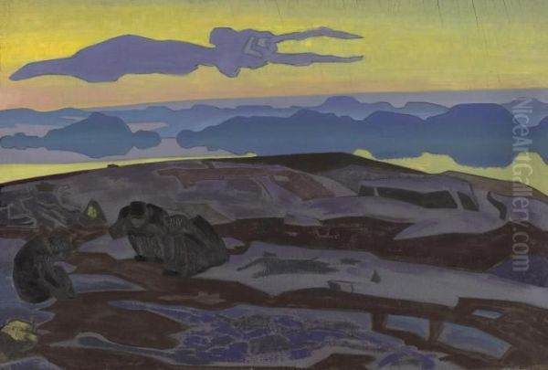 The Verdict Oil Painting by Nicolaj Konstantinov Roerich