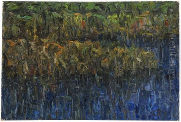 Erlinger See Oil Painting by Christian Rohlfs