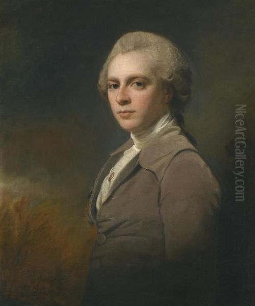 Portrait Of George Cowper Oil Painting by George Romney