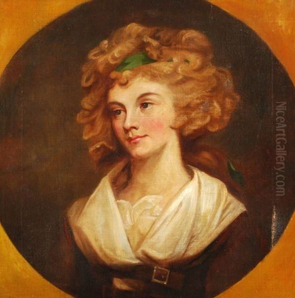 Portrait Of A Lady Oil Painting by George Romney