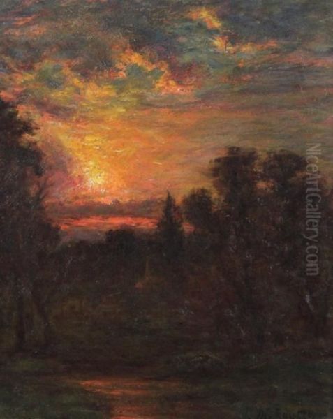 Landscape Oil Painting by Theodore Rousseau