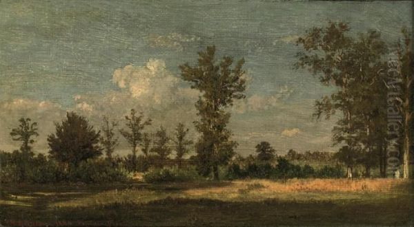 The Forest Of Fontainebleau Oil Painting by Theodore Rousseau