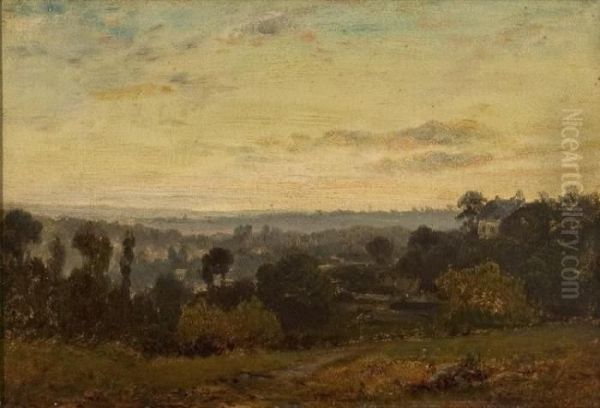 Landscape Oil Painting by Theodore Rousseau