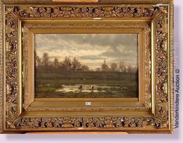 Paysage Anime Oil Painting by Theodore Rousseau