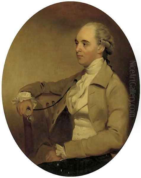 Portrait of a gentleman Oil Painting by Henry Walton