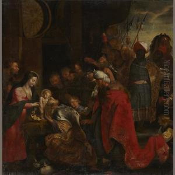 The Adoration Of The Magi Oil Painting by Peter Paul Rubens